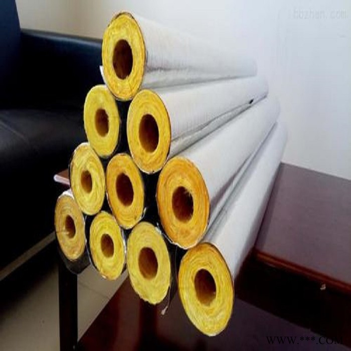 步步昇 玻璃棉保温管内径89铝箔玻璃棉管 定制憎水型玻璃棉管图2