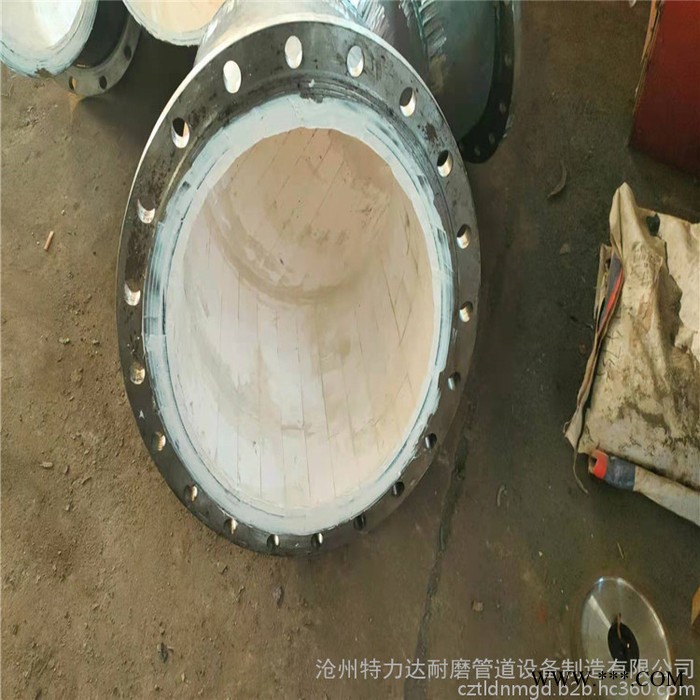 弯头供应DN250-DN1000 陶瓷贴片耐磨弯头 高硬度工业氧化铝陶瓷贴片 矸石管 磨煤机附件图4