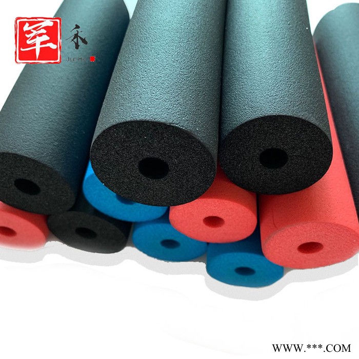 【军禾】现货批发pet铝箔复合橡塑管 阻燃保温空调橡塑管厂 橡塑海绵管壳 橡塑管厂家图4