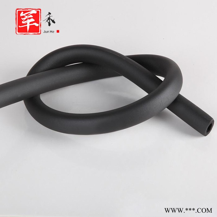 【军禾】现货批发pet铝箔复合橡塑管 阻燃保温空调橡塑管厂 橡塑海绵管壳 橡塑管厂家图7
