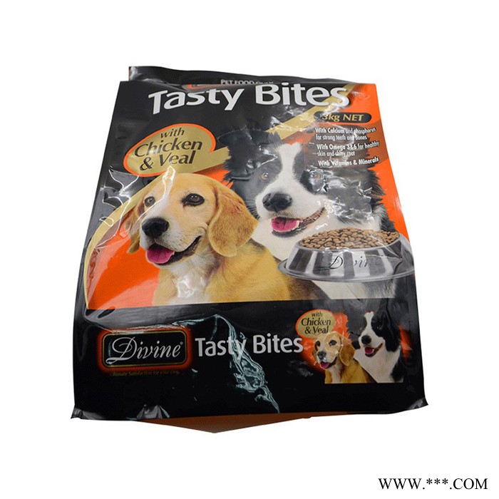 宠物食品包装袋定制铝箔狗粮袋自立自封八边塑料食品袋拉链袋图5