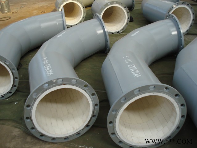 陶瓷弯头 内衬耐磨贴片弯头  氧化铝耐磨陶瓷复合管件  陶瓷弯头90度 45度   耐磨陶瓷贴片 耐磨弯头图6