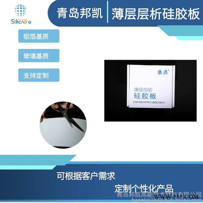 SILICABIO/青岛邦凯  薄层层析硅胶板 铝箔板GF254 20*20cm 25片/盒 20盒/箱 支持定制图2
