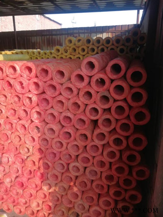 工厂直销复合铝箔红色玻璃棉管图3