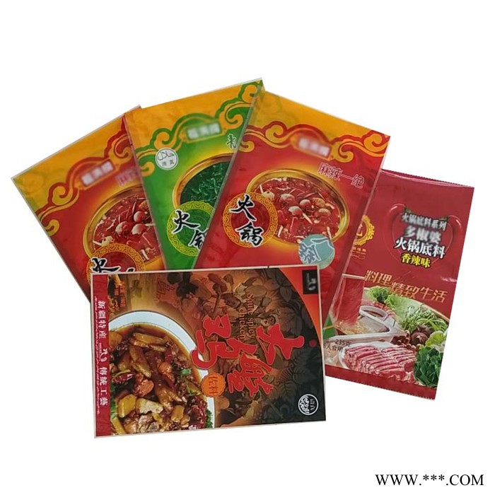 骏跃塑业 火锅底料包装装袋 火锅调料自立自封袋 调料酱料铝箔袋 厨房调料自立拉链袋厂家定制 价格批发图5