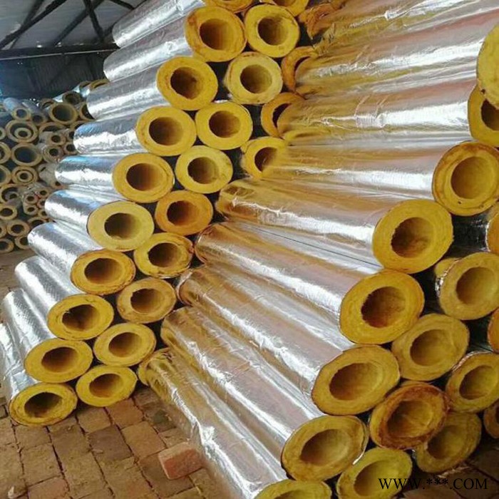 金沣   贴铝箔玻璃棉保温管  防火阻燃玻璃棉管  保温隔热玻璃棉管厂家图5