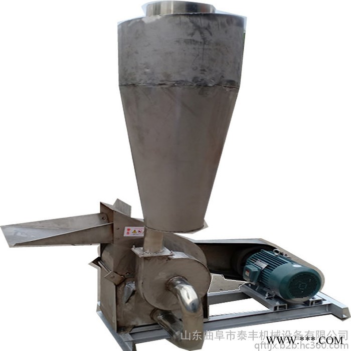泰丰小型304不锈钢锤片粉碎机 不锈钢铝箔粉碎机 化工粉碎机图7