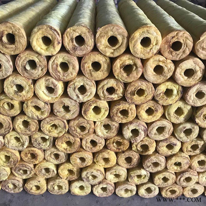 旭航 憎水玻璃棉管 铝箔玻璃棉管 A级玻璃棉管壳 复合铝箔玻璃棉管图3