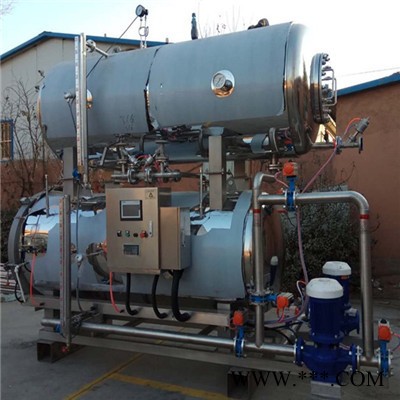 汤面杀菌锅 铝箔袋食品杀菌釜 双锅并联杀菌锅图2