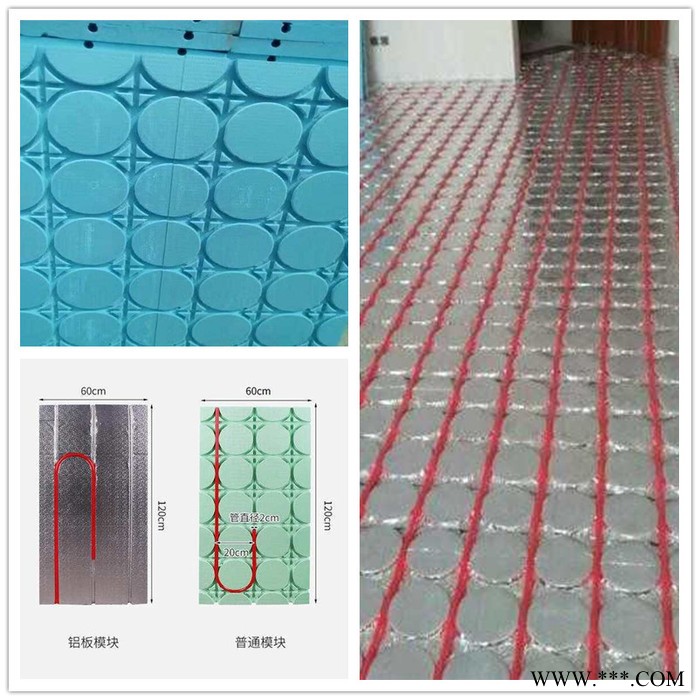 高抗压地暖模块 地暖模块厂家 阻燃铝箔保温挤塑地暖模块图5