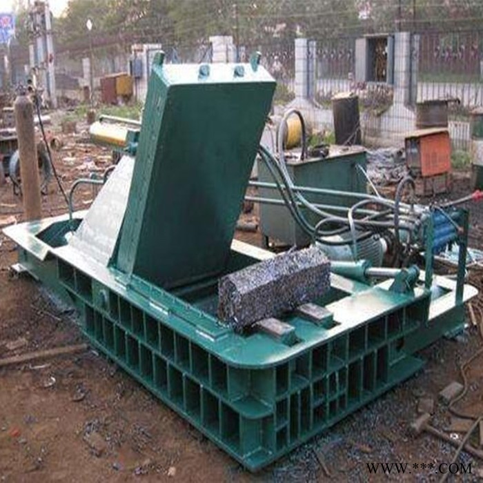 睿迪牌废旧铝拉罐铝制品金属打包机压块机 废铝箔打包机图5