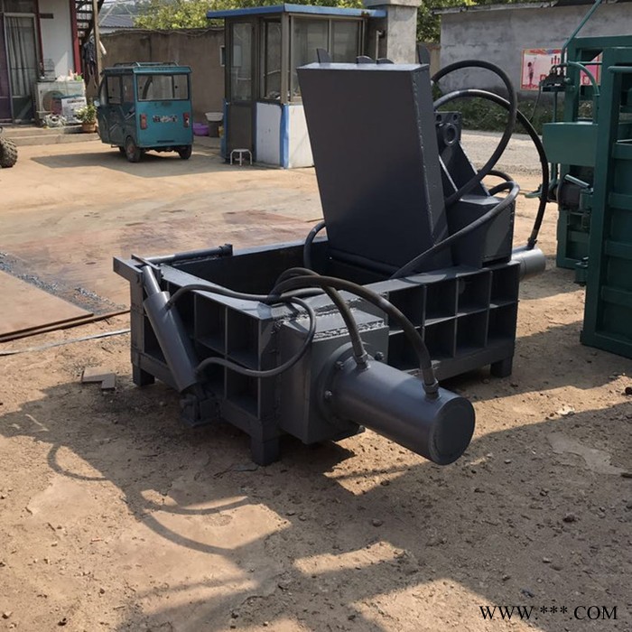 睿迪牌废旧铝拉罐铝制品金属打包机压块机 废铝箔打包机图2