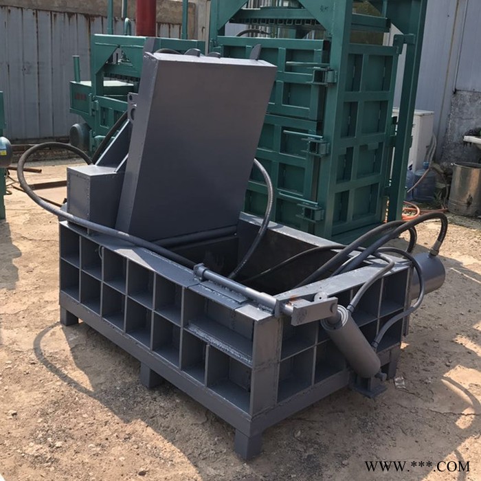 睿迪牌废旧铝拉罐铝制品金属打包机压块机 废铝箔打包机图4