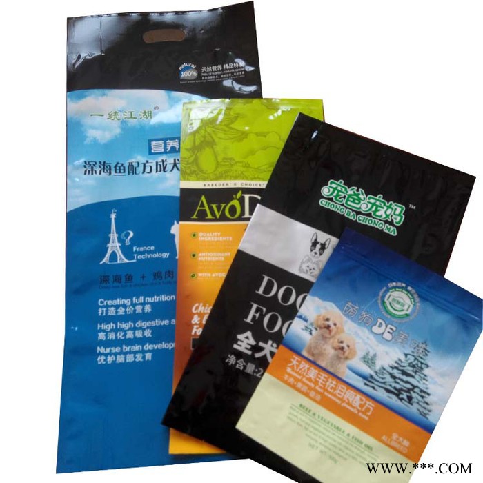 骏跃塑 狗粮包装袋 哑光拉链铝箔狗粮自封袋 5斤10斤滑块狗粮拉链袋 宠物食品狗粮自立袋批发 尺寸价格图5