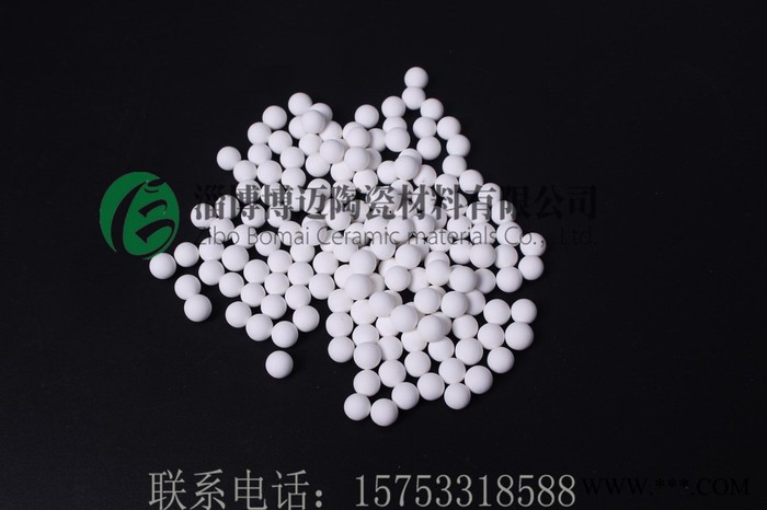 博迈陶瓷φ3-25mm高纯度氧化铝填料丨氧化铝瓷球丨惰性瓷性丨支撑球