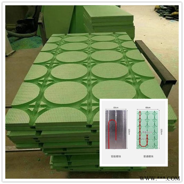 众安批发地暖模块 新型地暖模块免开槽铝箔地暖模块图4