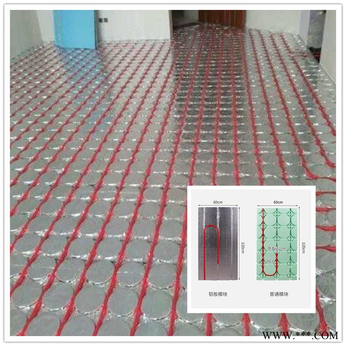 众安批发地暖模块 新型地暖模块免开槽铝箔地暖模块图2