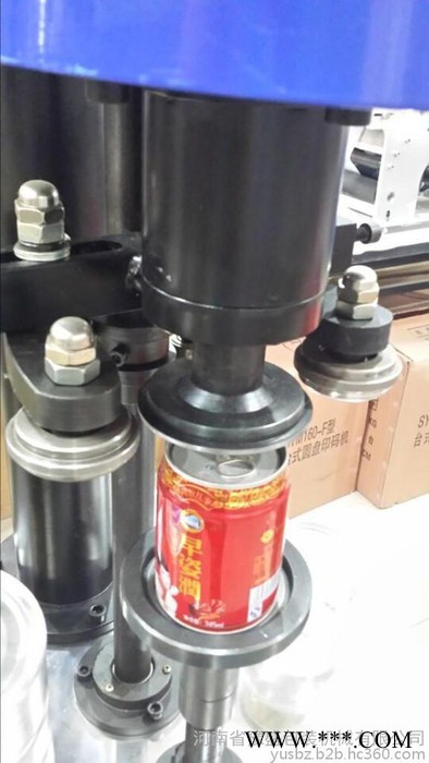 郑州批发圆罐铝箔封口机厂家 pet罐自动封罐机 半自动纸罐封口机图5