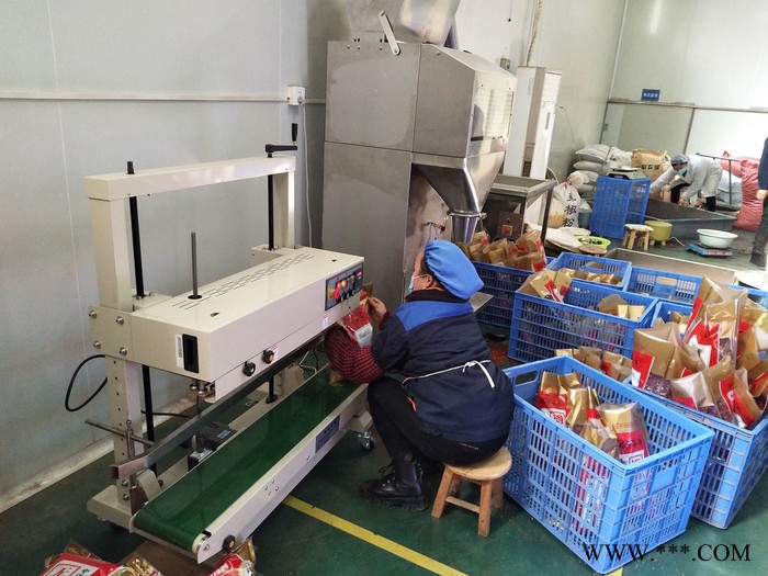 供应立式咖啡铝箔袋自动封口机 连续式面膜铝塑袋封袋机郑州图2