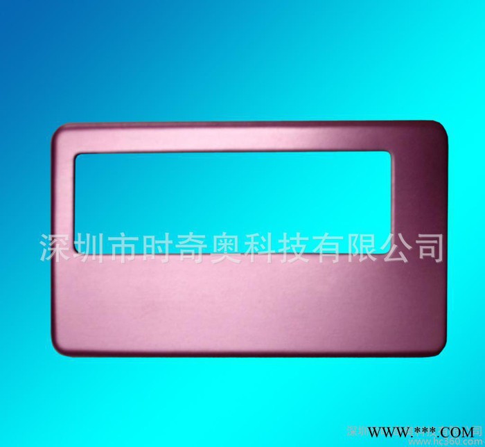 铝片加工 冲压面板 电子铝面板 拉丝氧化铝面板 定做装饰铝铝图2