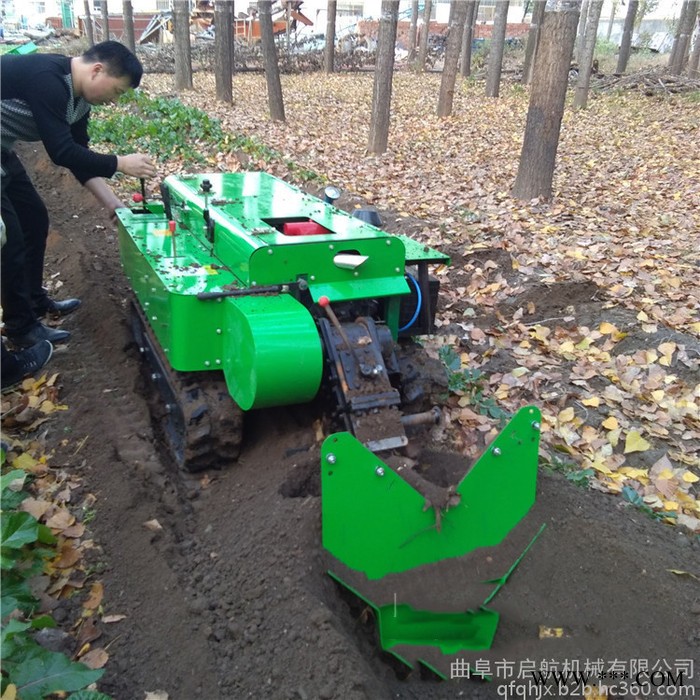 土豆红薯开沟扶垄机 启航低故障硬地开沟机 铝箔除草培土机图8