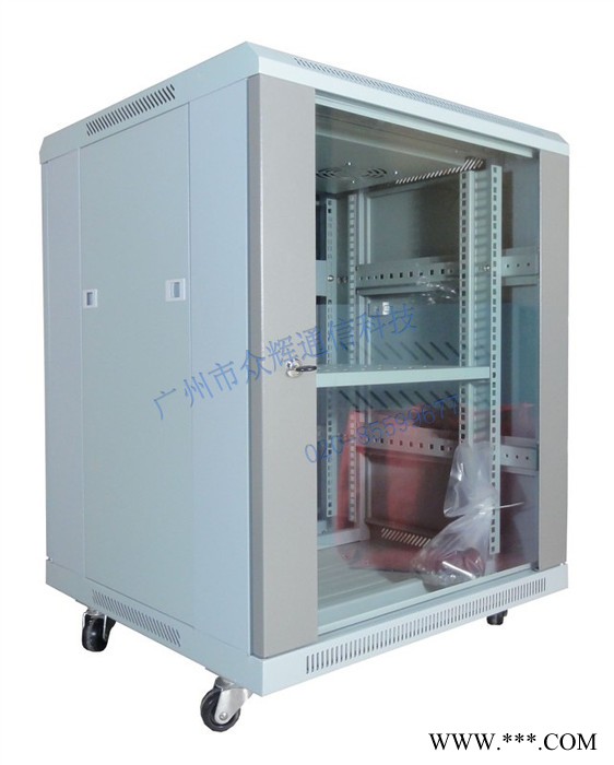 清仓60*60*1米高18U落地网络机柜酸洗　磷化防锈网络机柜现货 6位电源图2