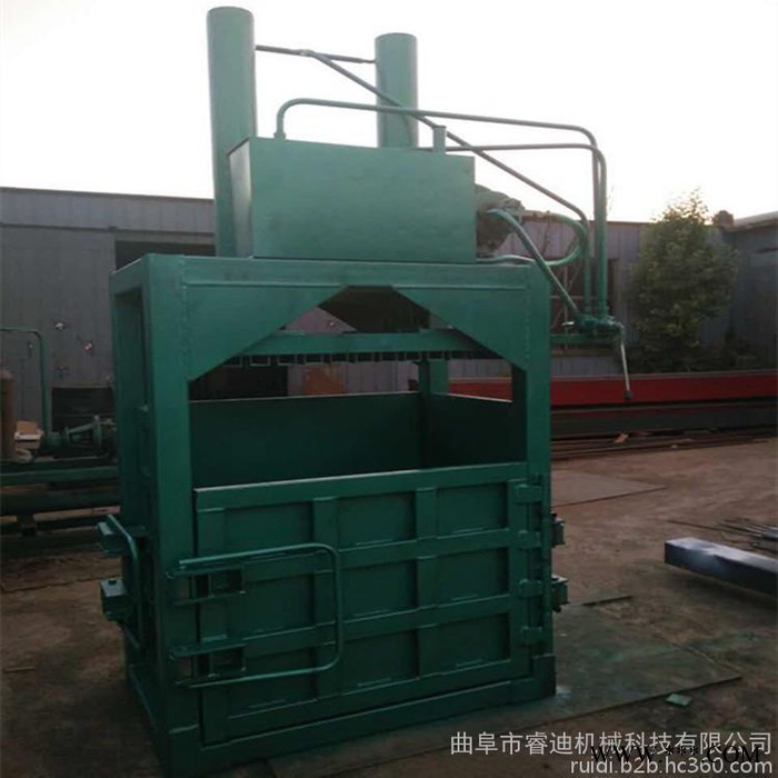 睿迪牌废纸打包机 小型纸箱薄膜铝箔压缩打包机图4