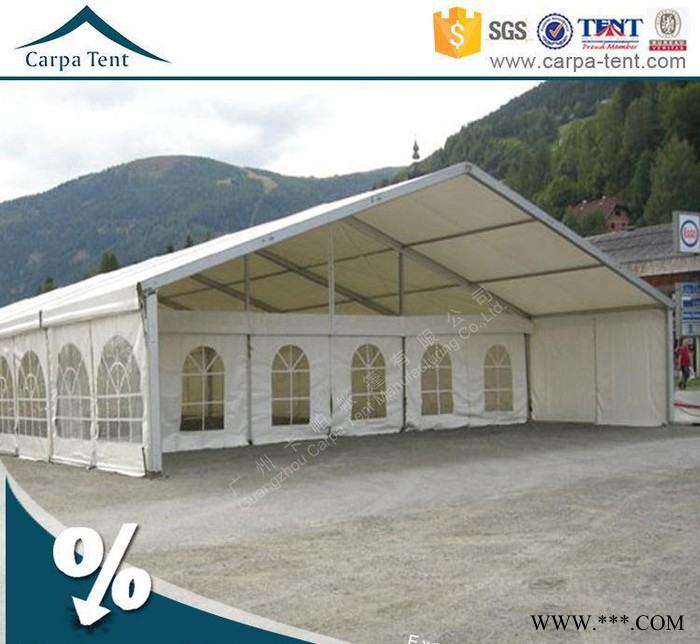 中山户外婚礼帐篷  欧式篷房PVC涂层布  铝合金框架图2