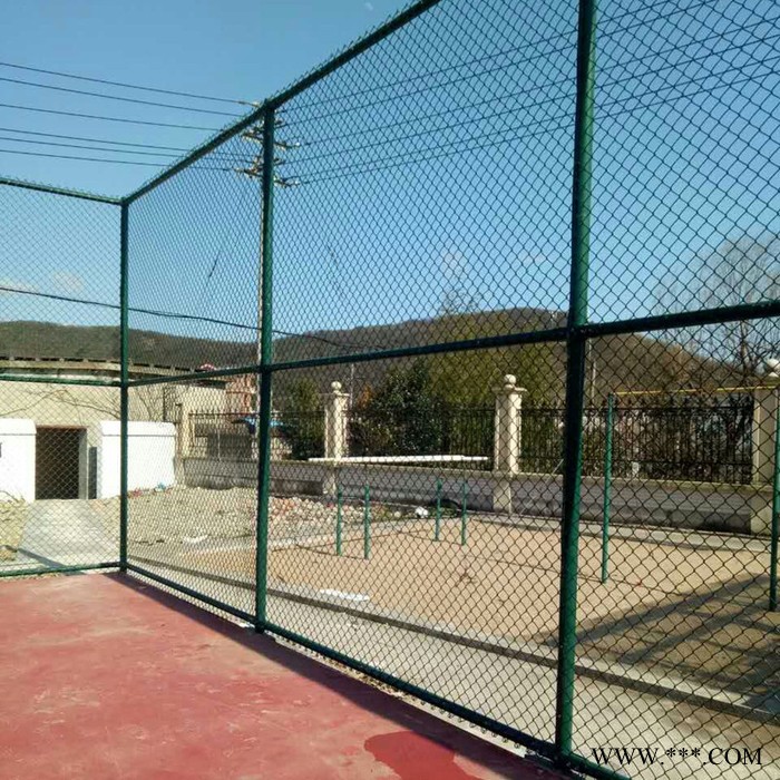 鼎恒4米高镀锌管磷化喷塑勾花篮球场围网 学校操场运动场围栏网量大从优 球场围栏网生产厂家图2