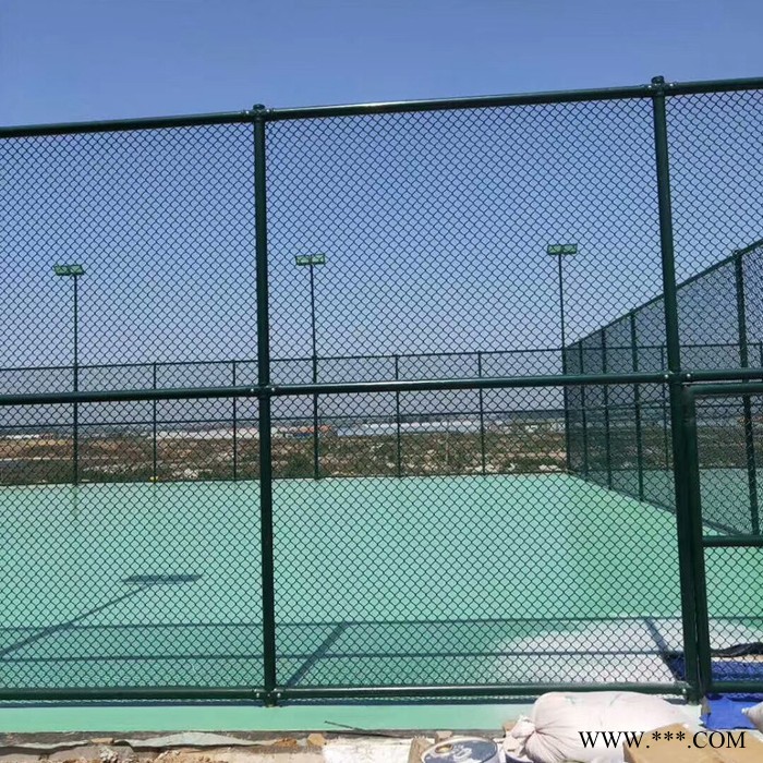 鼎恒4米高镀锌管磷化喷塑勾花篮球场围网 学校操场运动场围栏网量大从优 球场围栏网生产厂家图3