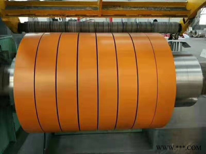 镜面彩涂铝卷，蓝色涂层铝板，1060彩涂铝板，铝卷 彩涂铝卷拉丝分条覆膜图4