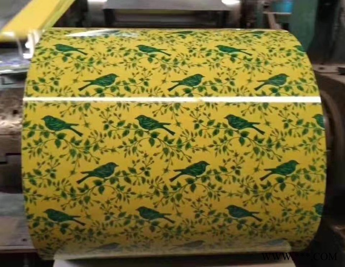 镜面彩涂铝卷，蓝色涂层铝板，1060彩涂铝板，铝卷 彩涂铝卷拉丝分条覆膜图7