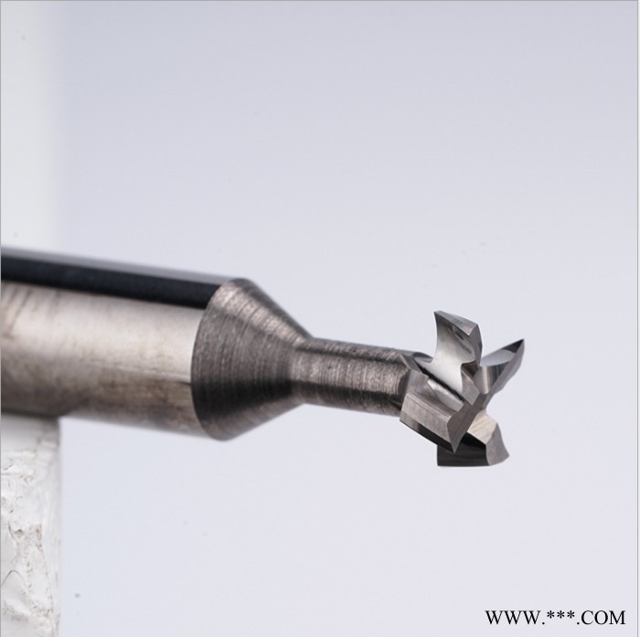 京瓷进口钨钢加耐磨涂层铝用四刃高速T型铣刀图2