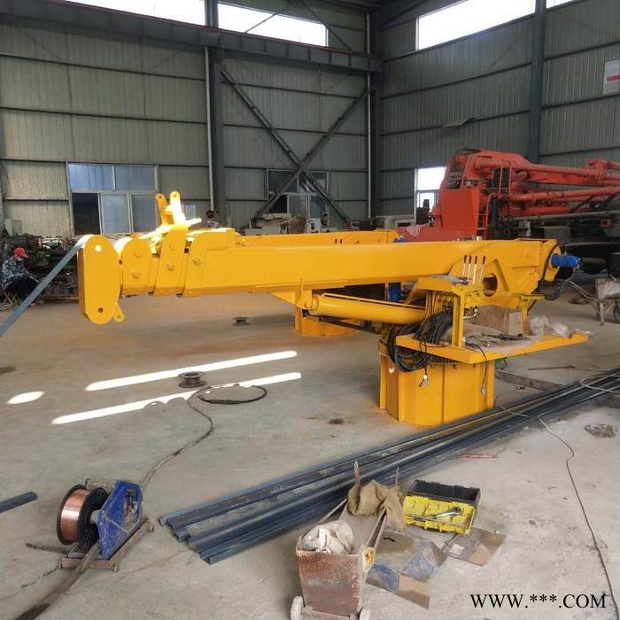 济宁船吊   海上救援吊5吨船吊 小型船吊抗风抗潮 做工精细 鱼鳞焊接 酸洗磷化图3