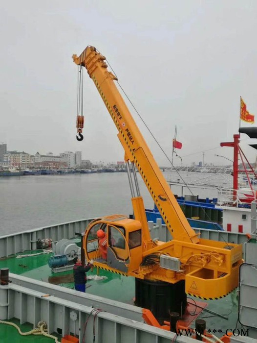 济宁船吊   海上救援吊5吨船吊 小型船吊抗风抗潮 做工精细 鱼鳞焊接 酸洗磷化图6