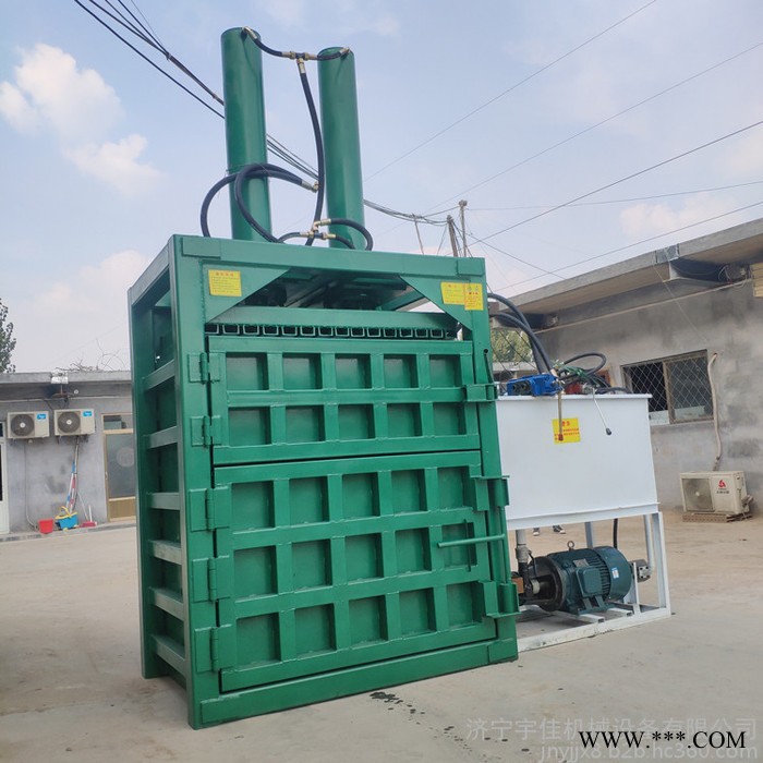 40吨立式易拉罐压扁机 油壶压扁机价格 河南60吨废铝箔压块机图5