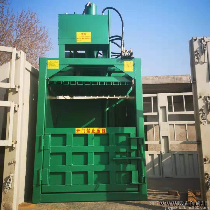 40吨立式易拉罐压扁机 油壶压扁机价格 河南60吨废铝箔压块机图7