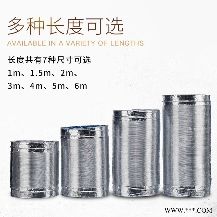 好又帮φ160*1.5米厨房抽油烟机排烟管铝箔吸止逆阀排烟管伸缩油烟机配件管道防烟宝图5