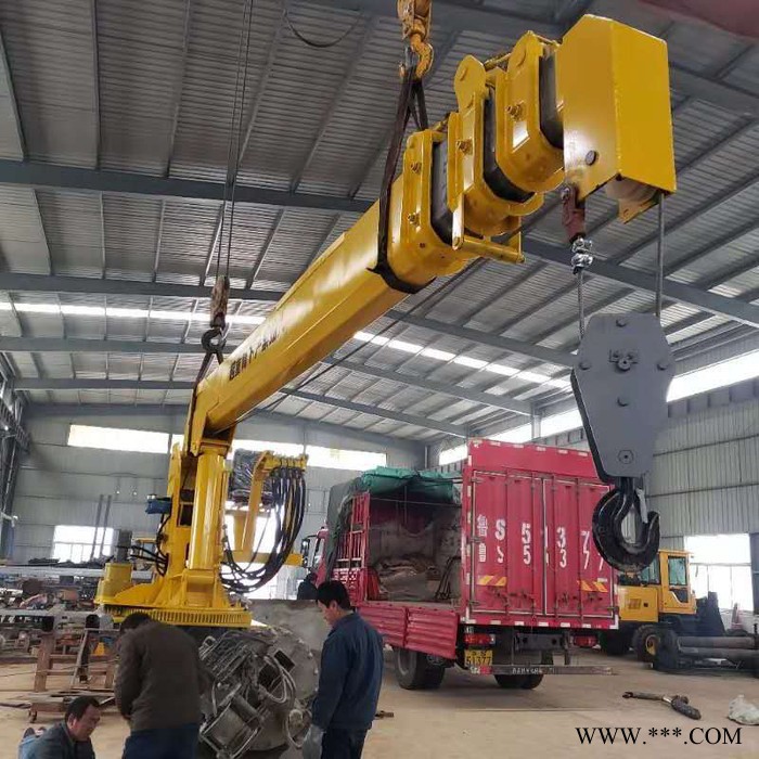 船用吊车 小型船吊厂家 做工精细 鱼鳞焊接 酸洗磷化 环保型烤漆房图7