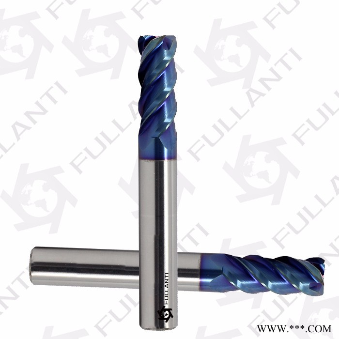 3C电子手机壳胚精雕专用TIALN涂层铣刀 手机壳加工铝用钛铝氮涂层涂层铣刀 TIALN涂层立铣刀图2