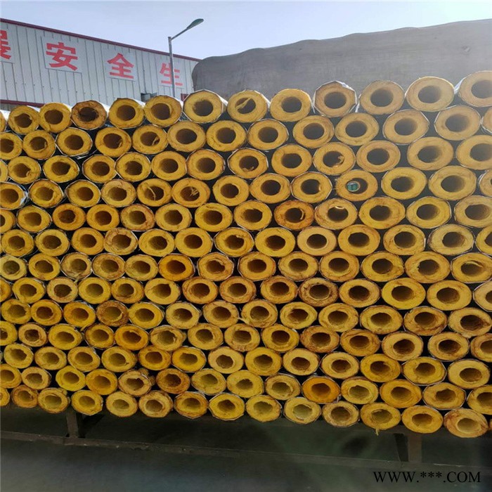 三林 建材现货批发复合岩棉管 高温岩棉管 贴铝箔岩棉管图3