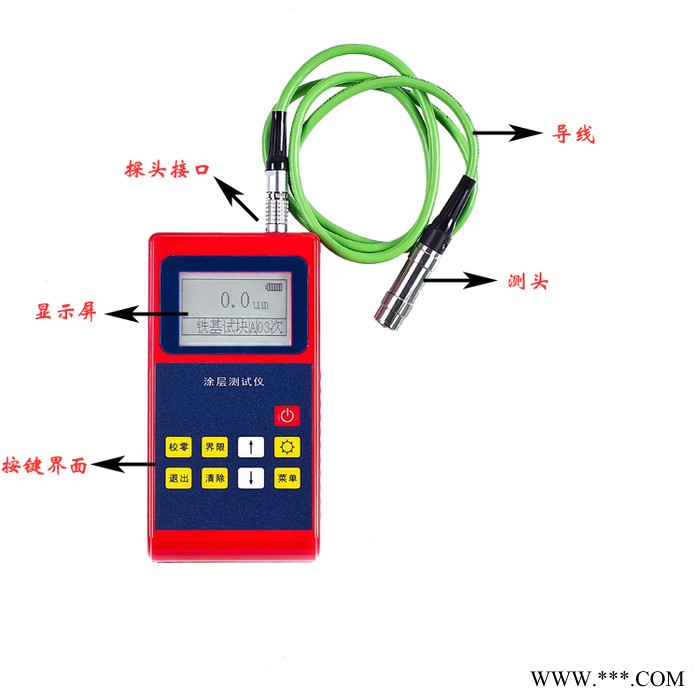睿奥/RAYON 涂层测厚仪 电镀层测厚仪 漆膜测厚仪 氧化层测厚仪 分体式测厚仪无损测试铝铬铜锡锌珐琅橡胶油漆塑料图2