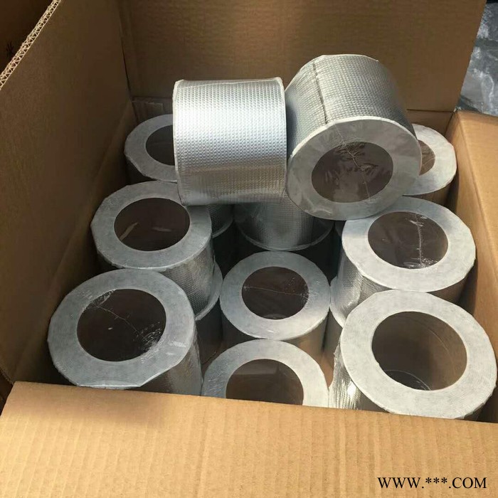 晟阳 单面铝箔大网格宽10cm本色丁基防水胶带 一贴止漏 屋面防水胶带图2