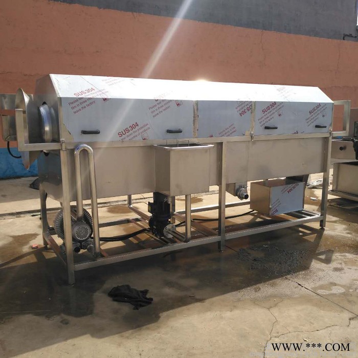 鼎鸿牌TQX-3000型滚筒清洗机 包装袋清洗机 肉类铝箔袋清洗机 去油污洗袋机  果蔬清洗机价格图5