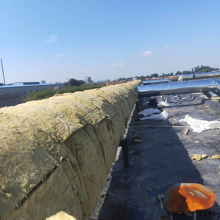 【跃飞】源头厂家 河北管道铝箔岩棉管 高密度憎水岩棉管 管道阻燃防火岩棉管 岩棉保温施工图3