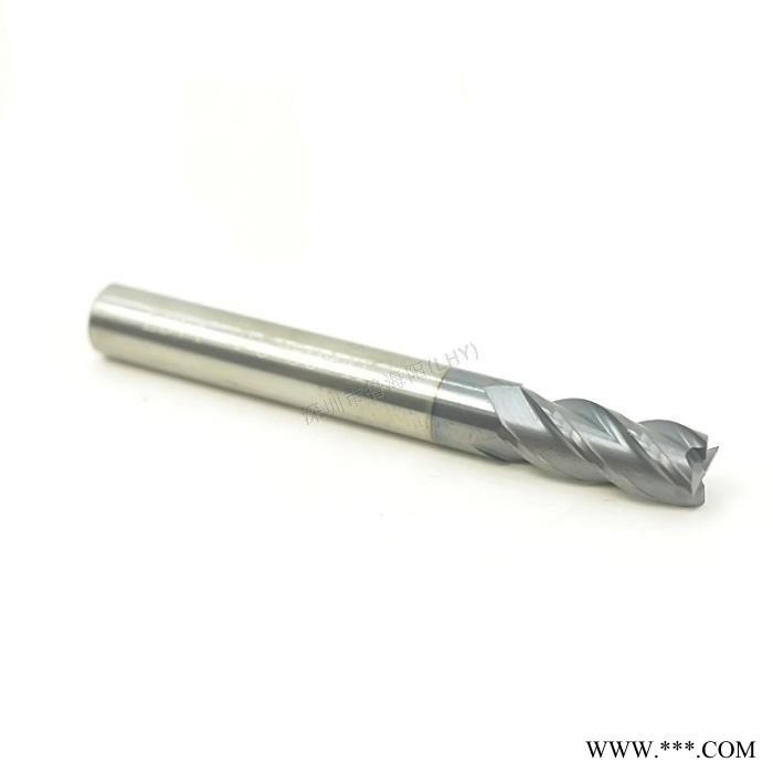 LHY超硬55度4刃数控钨钢铣刀硬质合金立铣刀涂层加长键槽平底刀数控铝用立铣刀CNC刀具图5