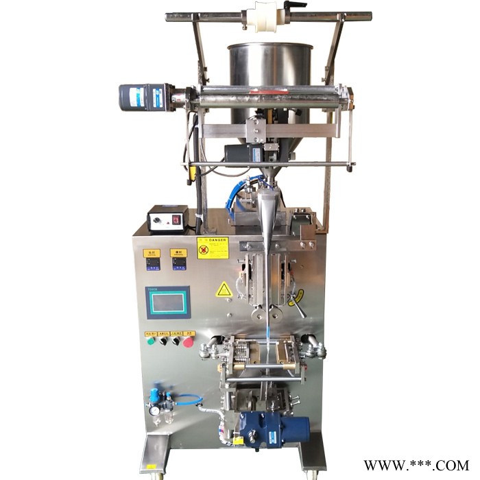 酱料包装机 抑菌免洗洗手液铝箔袋自动包装机 袋装药膏包装机 膏体蜂蜜三边封立式包装机图5