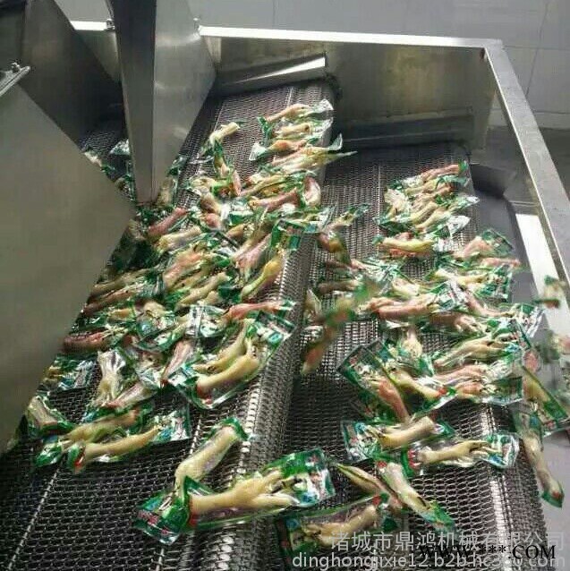 鼎鸿牌FG-3000型豆干风干机 豆浆风干流水线 鱼豆腐风干机 油炸食品风干线 肉类铝箔袋风干机 网带速度可调图5