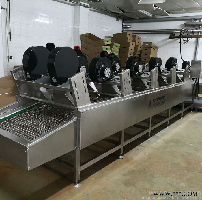 鼎鸿牌FG-3000型豆干风干机 豆浆风干流水线 鱼豆腐风干机 油炸食品风干线 肉类铝箔袋风干机 网带速度可调图3