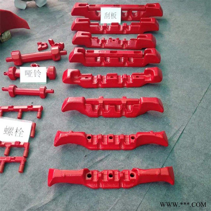 热处理113s牛角刮板 中心距137.5总长706 调质热处理刮板图6